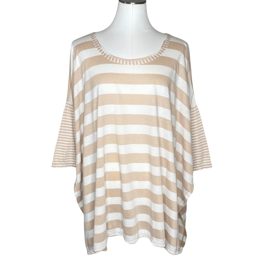 Free People Beach Stripes Tunic One Body One Size